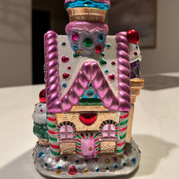 CHRISTOPHER RADKO CANDY JAR SUGAR SHACK 2 - 2005 Retired Candy House Jar - Picture 1 of 8